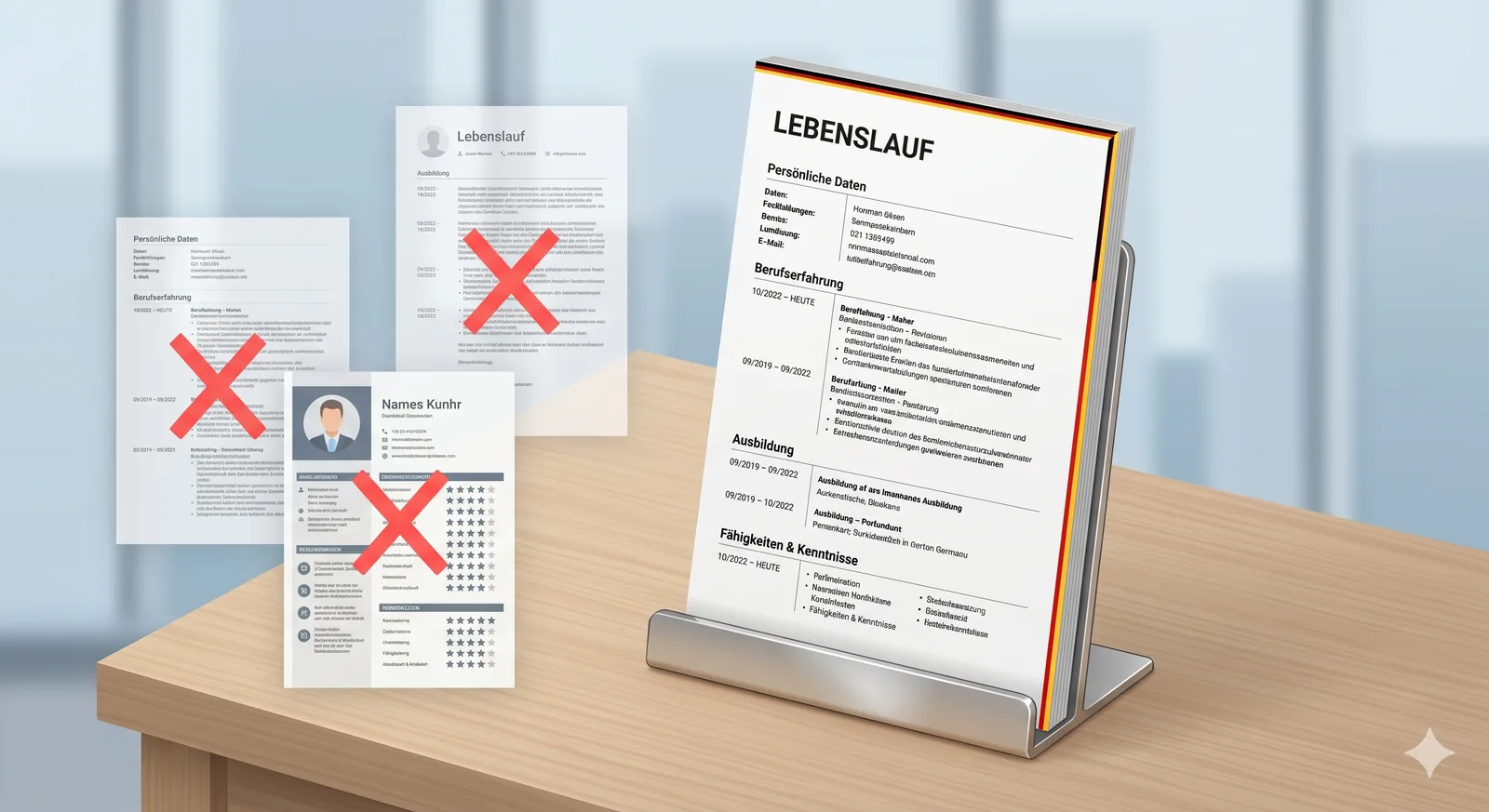 The German Tabellarischer Lebenslauf with AI: Format, Structure, Common Mistakes